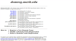 Desktop Screenshot of domreg.merit.edu