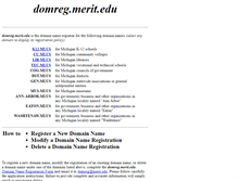 Tablet Screenshot of domreg.merit.edu